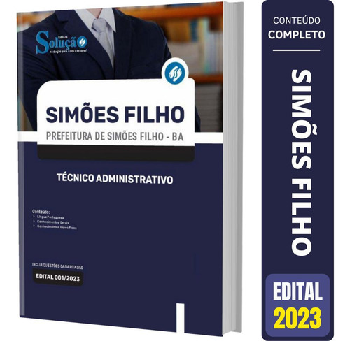 Apostila Prefeitura Simões Filho Ba - Técnico Administrativo