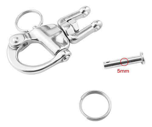 65 Mm Grillete Giratorio De Material Acero Inoxidable 316,