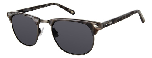 Lentes De Sol Fossil X80081 Outlook Gris Hombre