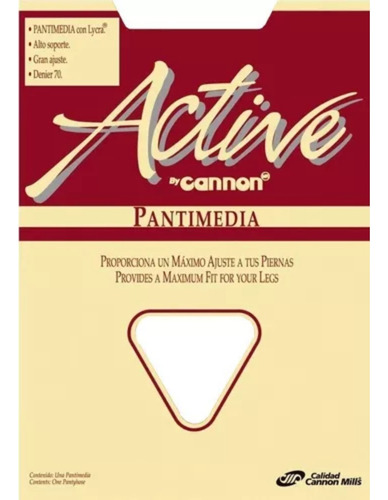 Pantimedia Active Alto Soporte Lycra Cannon