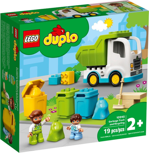 Lego® Duplo - Camión De Residuos Y Reciclaje (10945) Cantidad de piezas 19