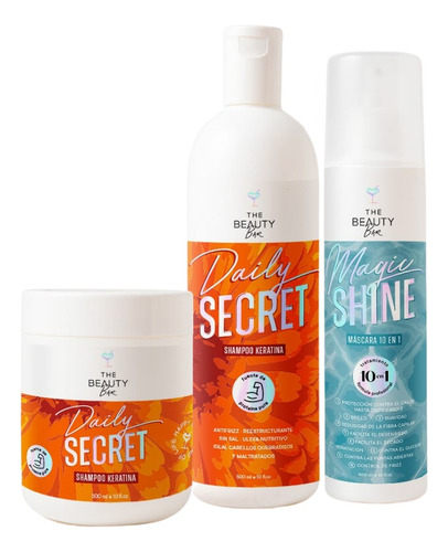Shampoo + Mascara Keratina +protector Termico Beauty
