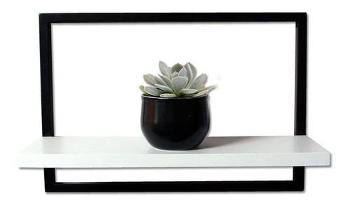 Imagem 4 de 5 de Kit 2 Prateleira Quadro Retangular Horizontal Vertical 40x28