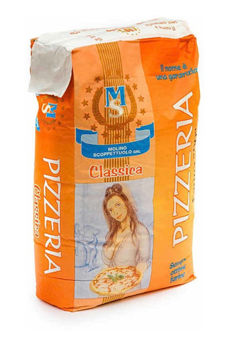 Harina De Trigo Blando 00 Para Pizzeria 25kg Italiana