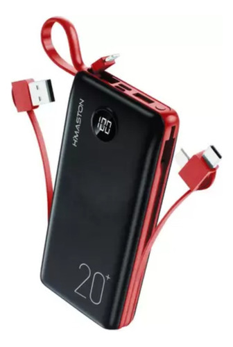  Carregador Portátil Power Bank 20000mah Hmaston Yd-05