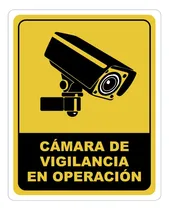 Comprar Señalamientos Seguridad Protección Civil Calibre 40 Color Camara Vigilancia