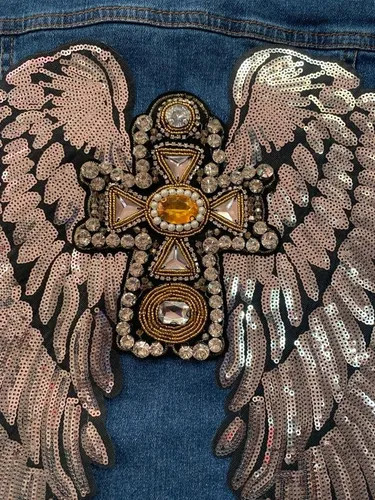 Chamarra con alas de angel hotsell