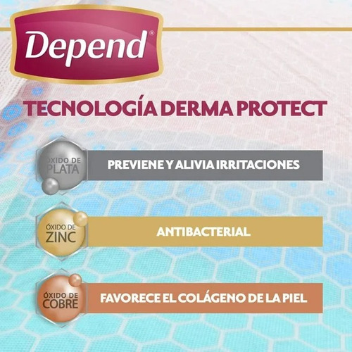 Ropa Interior Desechable Depend Platinum Grande 60pzas Grande