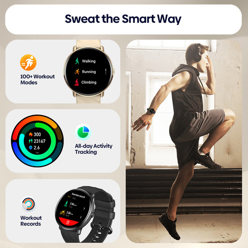 Smartwatch Com Várias Pulseiras, Câmera, Rastreador