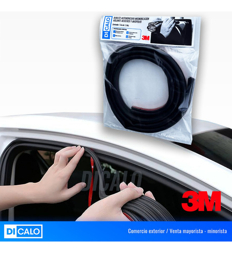 Burlete Insonorizacion Habitaculo 1,7mts Vw Up! 3p
