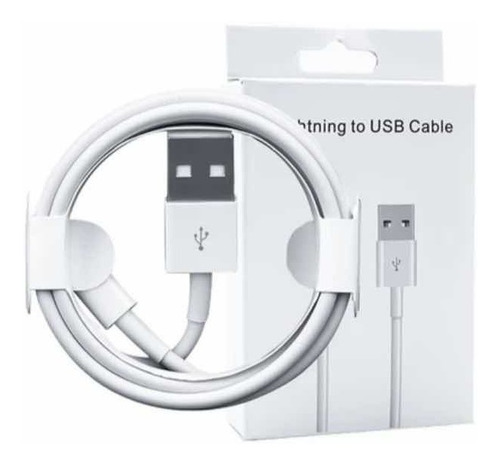 Cable Cargador Lightning Para iPhone 6, 7, 8, X, 11 100cm