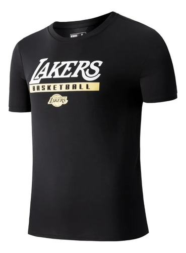 Playera Basketball Nba Dynamic Regular Jersey Negro Hombre N