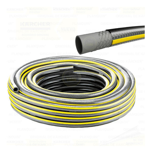 Manguera Kärcher Primoflex Performance Plus 3/4  Gris-amarillo De 3/4  De Diámetro Y 25m De Largo