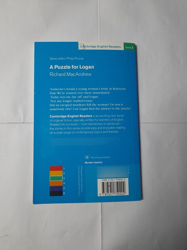 Livro A Puzzle For Logan, Richard Macandrew
