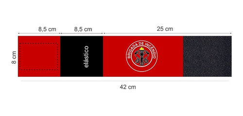 Braçadeira Brigadista - Kit Com 40 Unidades