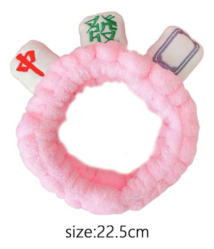 Moda Mahjong Maquillaje Spa Diadema Suave Franela Felpa