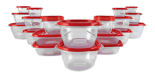 Envases 40 Piezas De Varios Tamaños Takealongs Rubbermaid