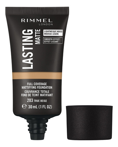 Base Cremosa Rimmel London Stay Lasting Matte Foundation