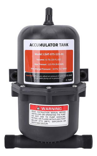 Mini Tanque De Pressão De 0,75 L, Braçadeiras, 1/2 Porta Mnp