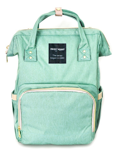 Mochila Maternal Pañalera Bebé Freaky Mommy Verde