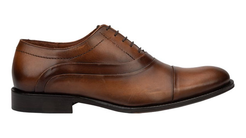 Zapato Vestir Oxford Franco Cuadra Bvbv Almendra Para Hombre