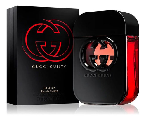 Perfume Gucci Guilty Black 75 Ml. Para Damas