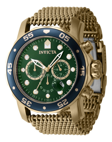 Reloj Para Hombres Invicta Pro Diver 47241 Oro