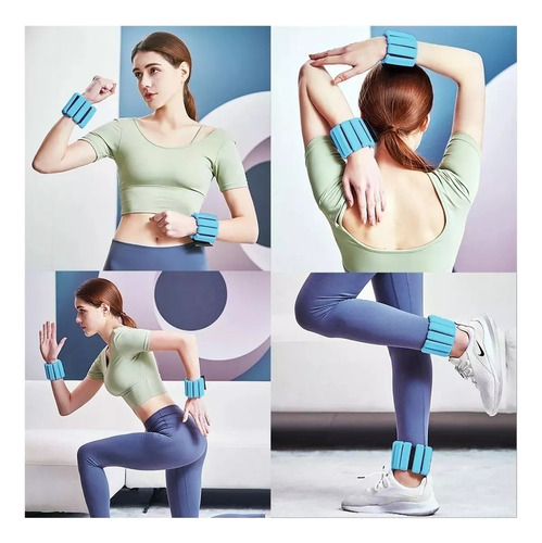 Par De Tobilleras Con Peso, Pulsera, Leggings De Silicona