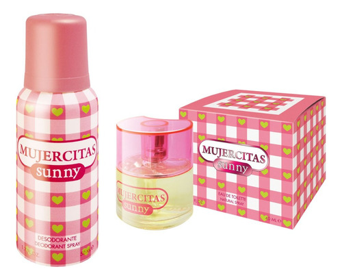 Perfume Mujercitas Sunny Niñas Edt 40 Ml + Deo 123 Ml