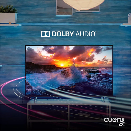 Smart TV pantalla 32 pulgadas Cuory Android TV DLED HD Bluetooth Dolby Audio - Excelente (Reacondicionado)