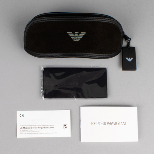 Lentes Emporio Armani Ea3257 Colores Oftalmicos Color 5017 Shiny Black