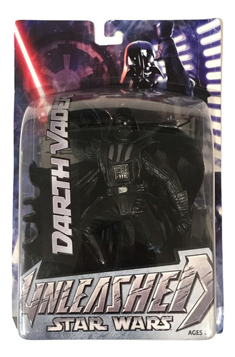 Darth Vader Star Wars Unleashed Figura 8 Pulg Hasbro 2005 (Usado)