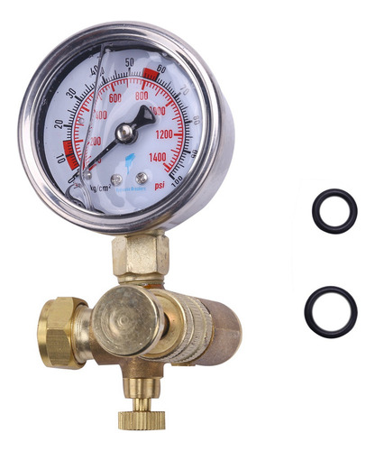 Kit De 2 Manómetros Para Carga De Gas Nitrógeno, Freno Hidrá