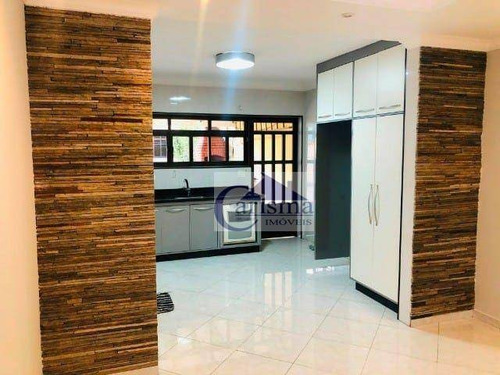 Imagem 1 de 16 de Sobrado Com 3 Dormitórios, Sendo 1 Suíte, À Venda, 216 M² Por R$ 720.000 - Vila São Pedro - Santo André/sp - So0802