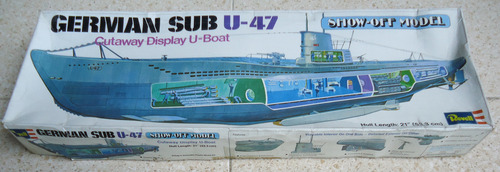 Submarino Alemán U-47 Escala 1/125 Revell Lodela Sin Calcas