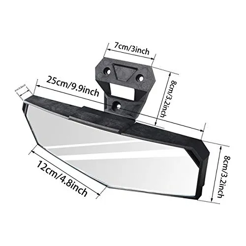 Center Rear View Mirror Fit For 2020 2021 Polaris Rzr P...