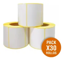 Comprar Pack X30 Rollos Etiquetas Térmicas 55x44 Mm Autoadhesivas Para Balanzas Systel Cuora Max Para Comercio Verduleria Carniceria