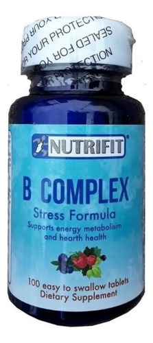 Complejo B Complex  Americano Sin Gluten Marca Nutrifit