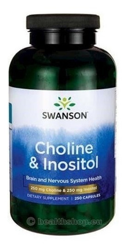 Choline & Inositol 250mg 250 Caps Colina Swanson
