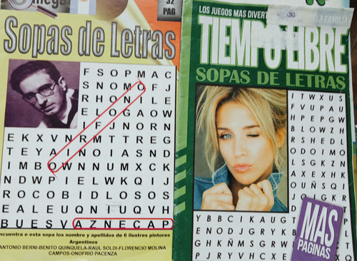 Sopas De Letras X 7 Revistas