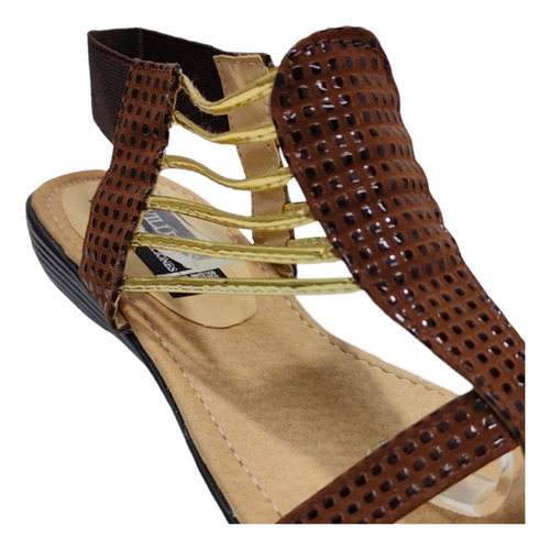 Imagen 7 de 9 de Huarache Dayana Ajustable Combinable Sandalia Pata De Gallo
