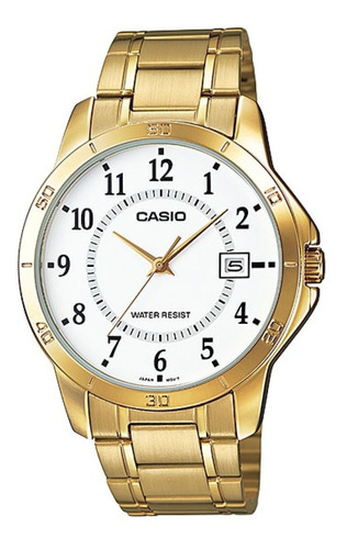 Reloj Para Unisex Casio Mtpv004g-7b2udf Dorado