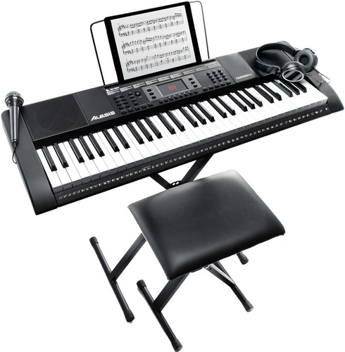 Combo Teclado Alesis Harmony 61 Mkii + Accesorios