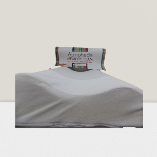 Imagen 1 de 2 de Almohada Blanco Black Viscoelástica Premium Standard