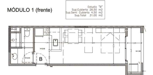 Imagen 28 de 30 de Departamento En Venta De 1 Ambiente En Colegiales