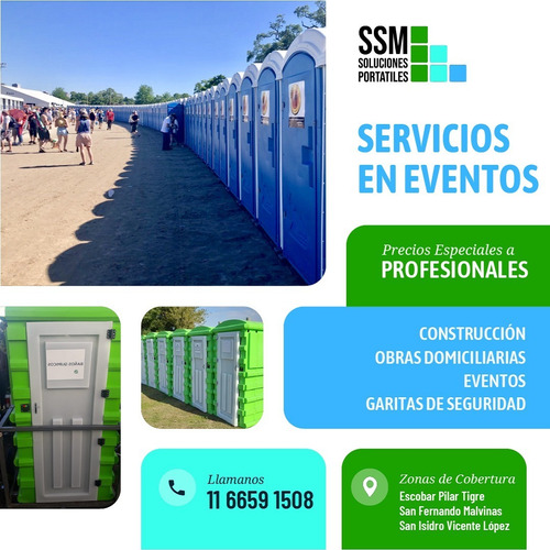 Baño Químico Alquiler Zona Norte Obra O Evento