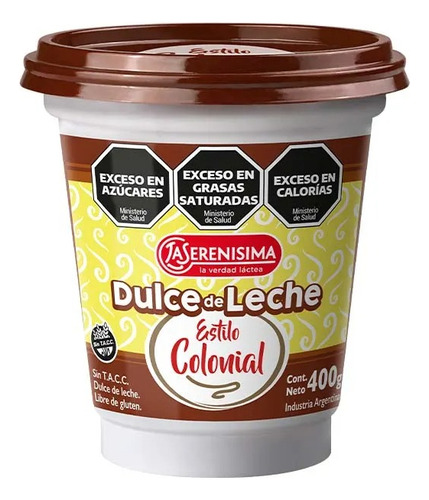 Dulce De Leche La Serenisima Colonial 400gr 2u