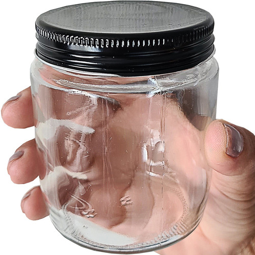 10 Bolo Pote Redondo Vidro Tampa Alumínio 200ml Lembrancinha