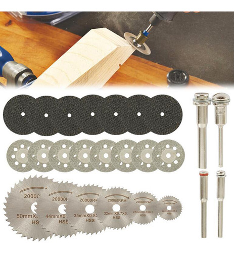 Set De 32 Hojas De Circular Hss Para Taladro Herramienta