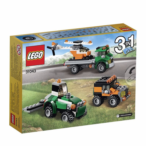 Lego Creator 31043 Chopper-transporter 3 En 1 Original